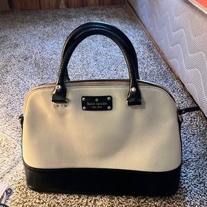 Kate spade cream and black purse